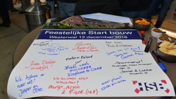 Feestelijke start bouw Westerwal