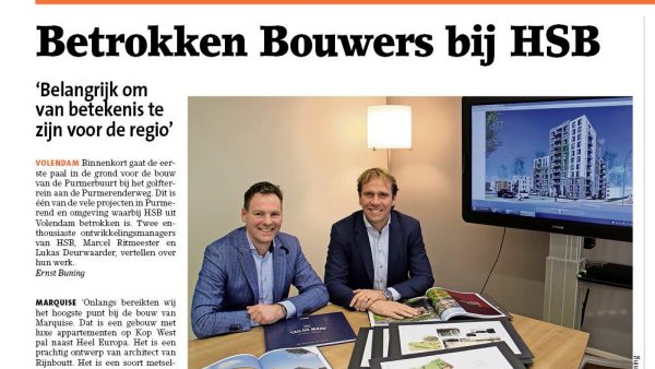 Interview Gezinsblad: 3 HSB projecten Purmerend