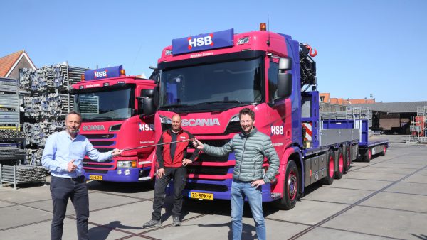 Nieuwe vrachtwagen-combinatie voor HSB