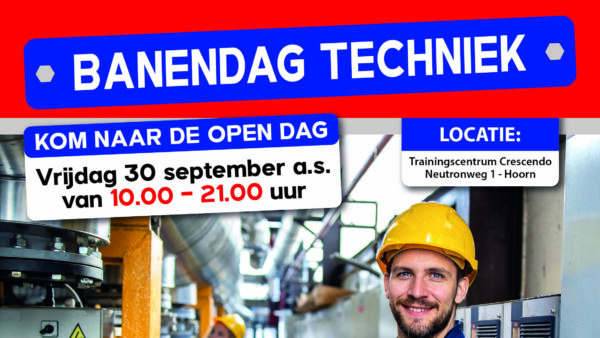 Banenmarkt in Hoorn en Waterland Werkt 2 oktober in Purmerend