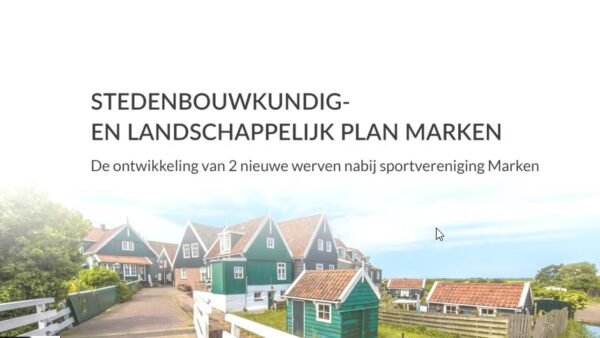 Voortgang bouwplannen Marken